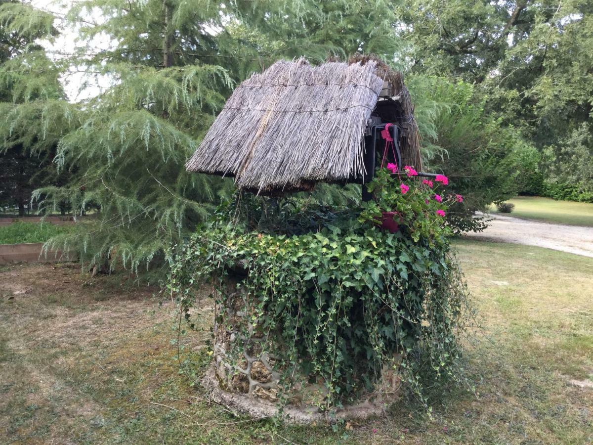 Bretagne-de-Marsan La Belle Chaumiere Bed & Breakfast エクステリア 写真